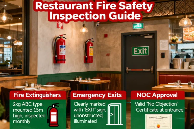 Fire Safety NOC for Restaurant Premises