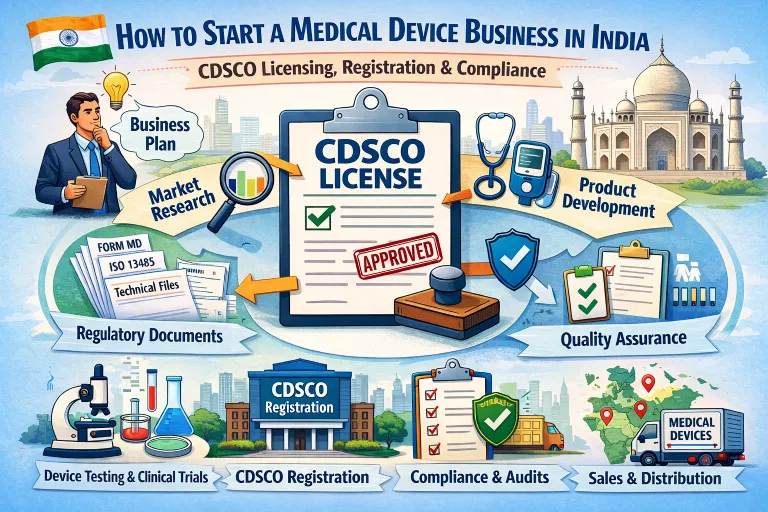 How to Start a Medical Device Business in India: CDSCO Licensing, Registration & Compliance